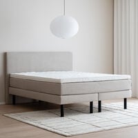Unia Trend Slim jenkkisänkypaketti 160x200 cm L relax, hiekka, puujalat