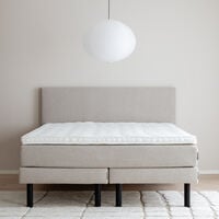 Unia Trend Slim jenkkisänkypaketti 160x200 cm L relax, hiekka, puujalat