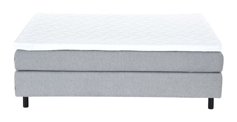 Unia Trend jenkkisänkypaketti 160x200 cm L relax, harmaa, puujalat