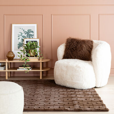 Pinta nukkamatto 200x290 cm ruskea