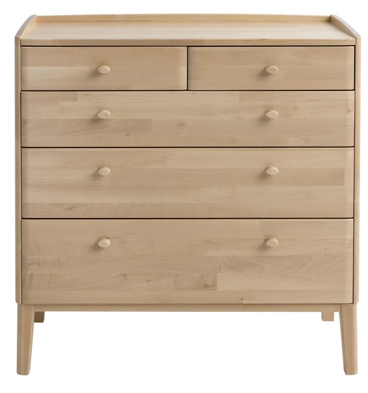 Kiteen Matinea matala lipasto 80x36x79 cm lakattu koivu