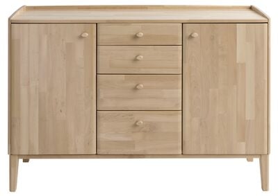 Kiteen Matinea senkki 117x36x80 cm lakattu koivu