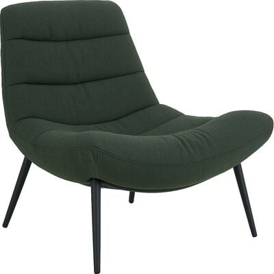 Mesi Lounge nojatuoli taupe Monza 40, mustat jalat