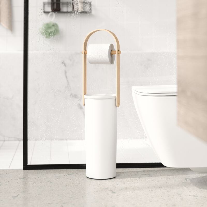 Umbra Bellwood wc-paperiteline valkoinen/puunvärinen