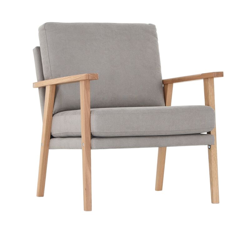 Airy nojatuoli kitti Soro 23, lakattu tammi käsinoja