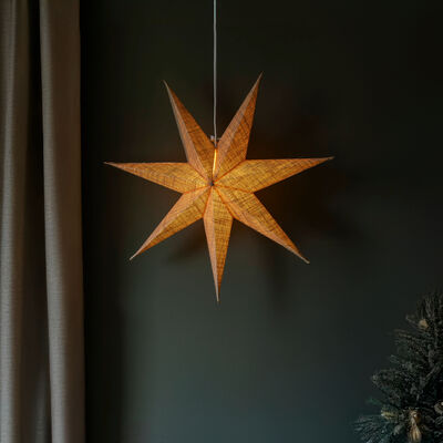 Konstsmide juutti-paperitähti 60 cm