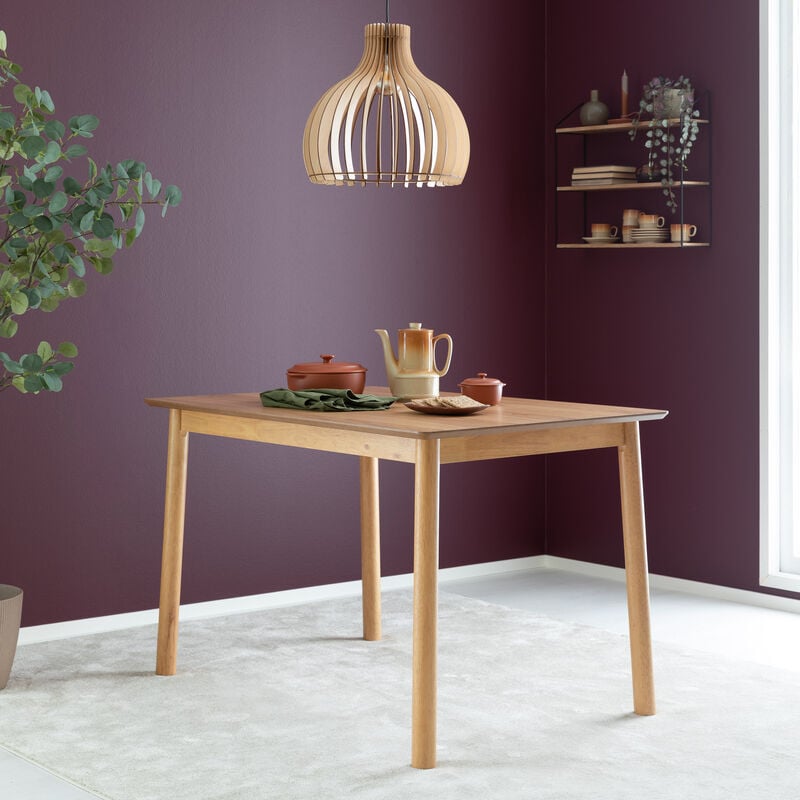 Tovi ruokapöytä 120x80 cm lakattu tammi