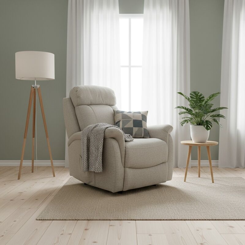Rubin nousuavusteinen mekanismituoli beige Friday