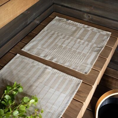 Luhta Piano pefletti 2 kpl 45x50 cm musta