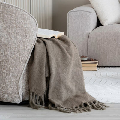 Luhta Laakso torkkupeitto 120x150 cm viininpunainen