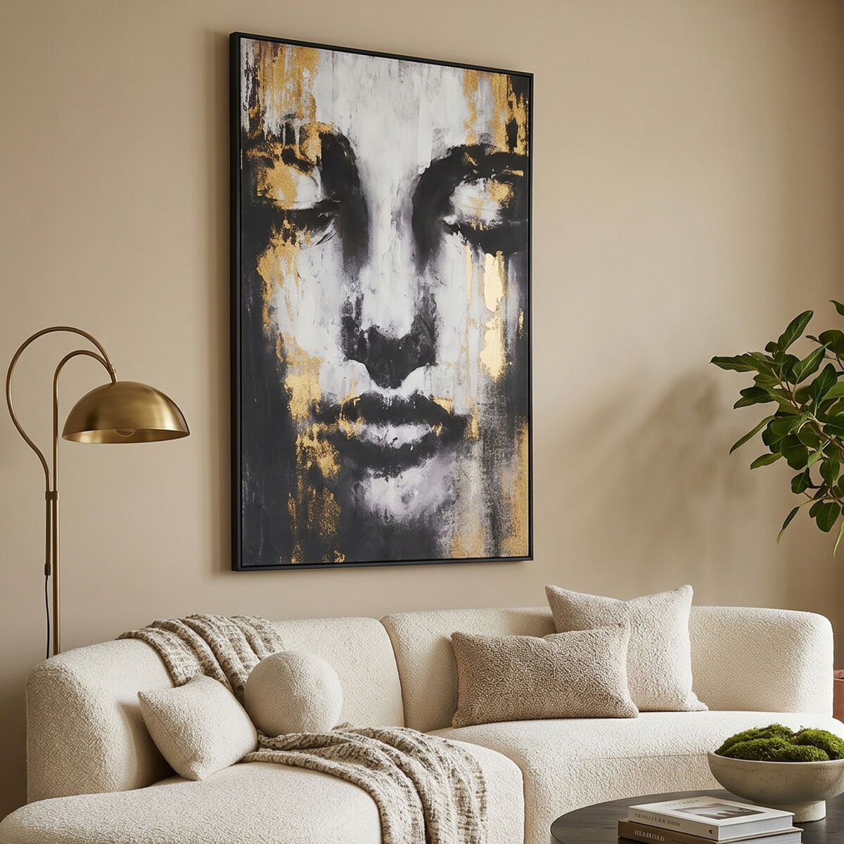 Canvas taulu kasvot 80x120 cm