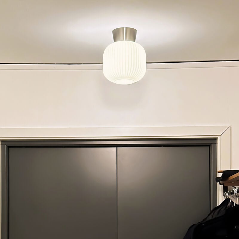 Aneta Lighting Vanja plafondi Ø20 cm valkoinen/teräs