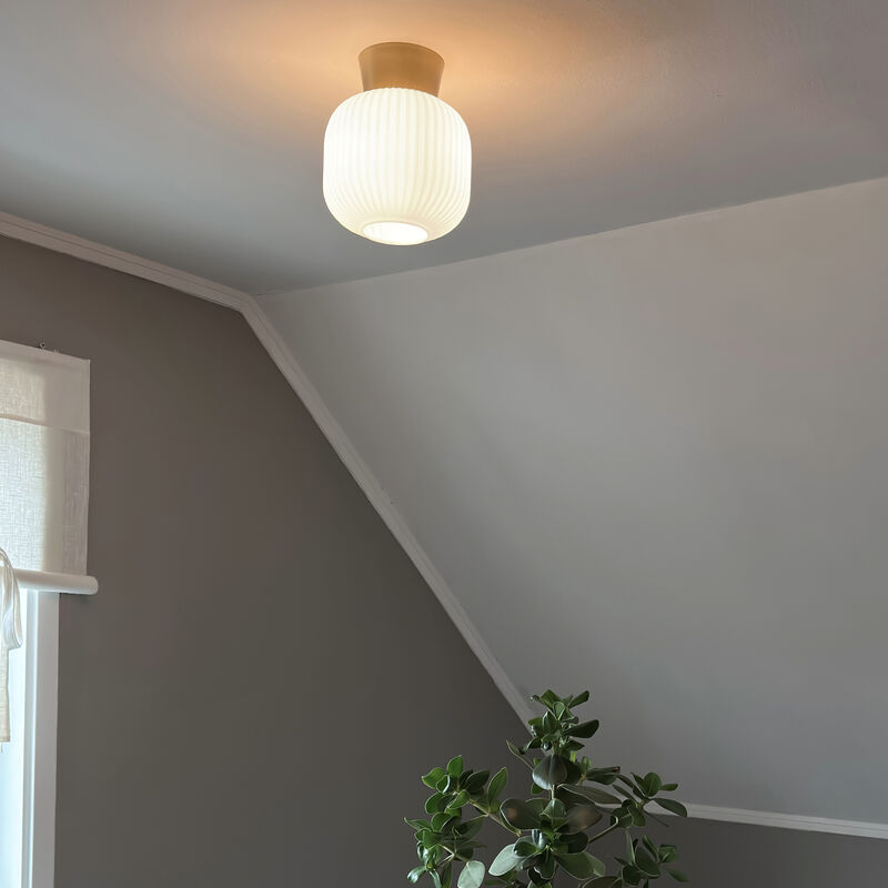 Aneta Lighting Vanja plafondi Ø20 cm valkoinen/mattamessinki