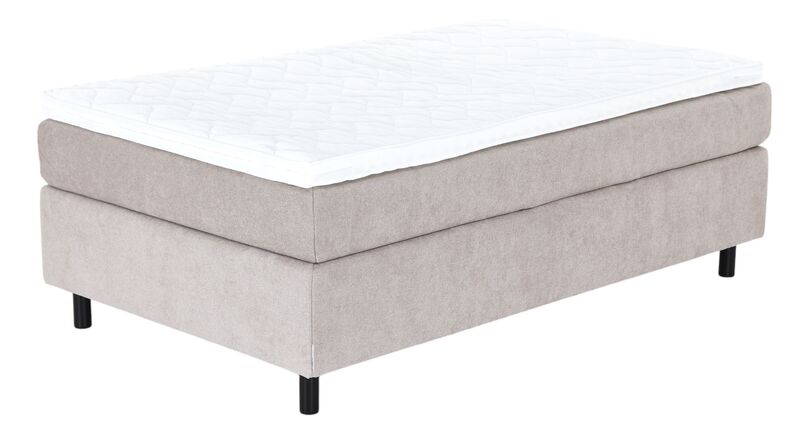 Unia kulta jenkkisänkypaketti 120x200 XL beige, Unia relax 7cm, Pyöreä musta 14c