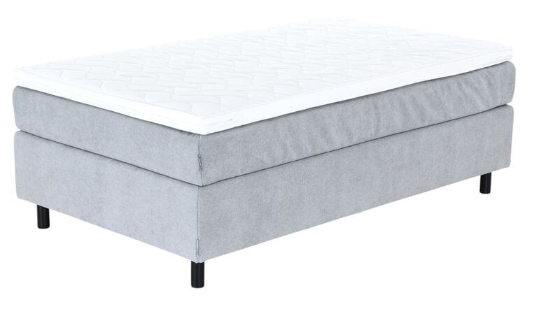 Unia kulta jenkkisänkypaketti 120x200 L v.harmaa, Unia relax 7cm, Pyöreä musta 1