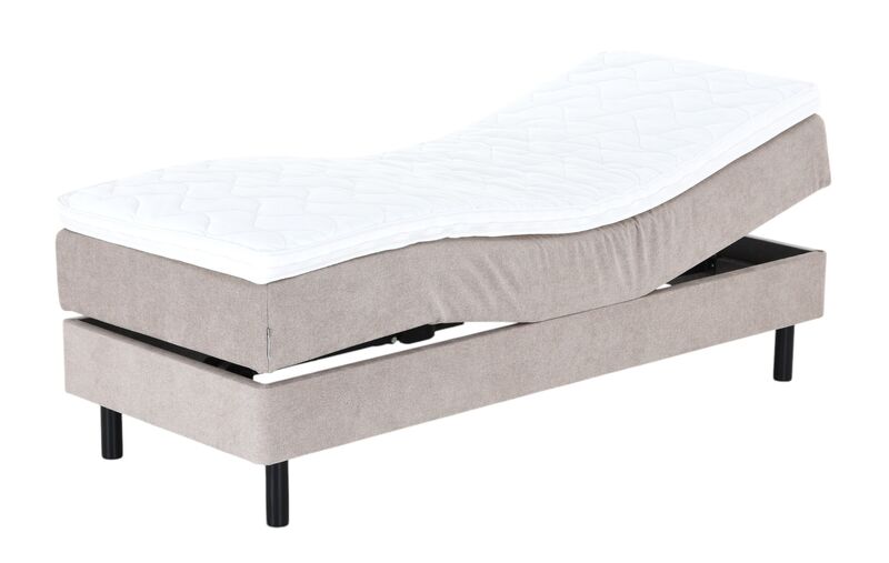 Unia kulta moottorisänkypaketti 80x200 L beige, Unia relax 7cm, Pyöreä musta 18c