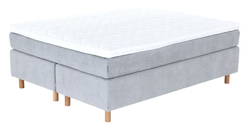 Unia kulta jenkkisänkypaketti 160x200 L/XL v.harmaa, Unia relax 7cm, Pyöreä öljy