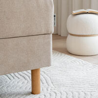 Unia kulta moottorisänkypaketti 80x200 L beige, Unia Pronssi 5cm, Pyöreä öljytty