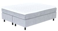 Unia kulta jenkkisänkypaketti 160x200 L/XL v.harmaa, Unia relax 7cm, Pyöreä must