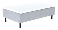 Unia Kulta runkopatjasänky 120x200 XL v.harmaa, Unia Pronssi 5cm, Pyöreä musta