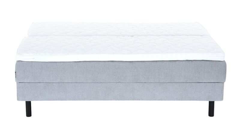 Unia kulta moottorisänkypaketti 160x200 L/XL v.harmaa, Unia relax 7cm, Pyöreä mu