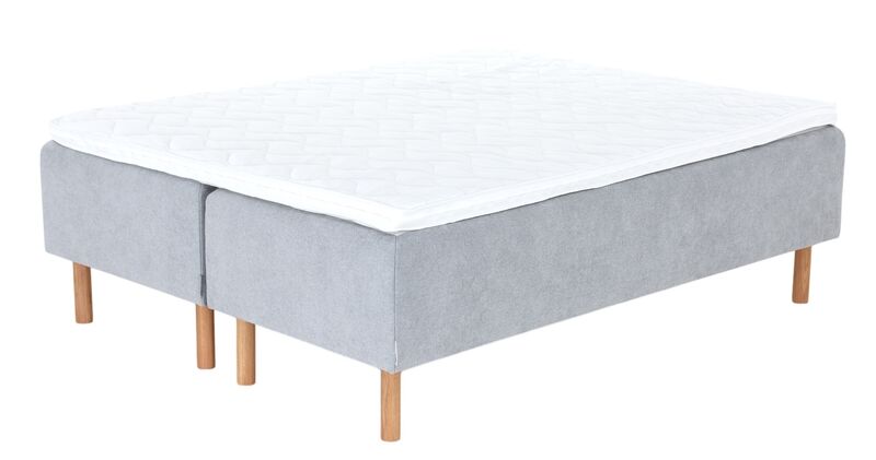 Unia kulta runkopatjapaketti 160x200 L/XL v.harmaa, Unia relax 7cm, Pyöreä öljyt