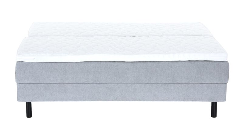 Unia kulta moottorisänkypaketti 160x200 L/XL v.harmaa, Unia relax 7cm, Pyöreä mu