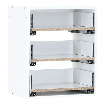 Kokoa runko push-open/ pro laatikoilla 50x40 cm valkoinen