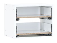 Kokoa runko push-open/ pro laatikoilla 50x40 cm valkoinen