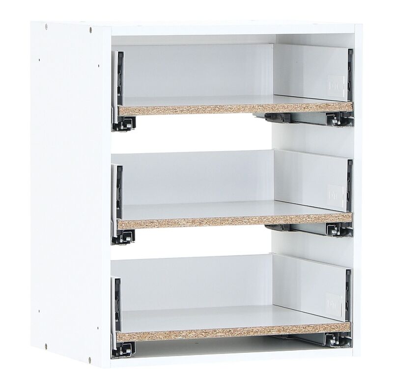 Kokoa runko push-open/ pro laatikoilla 50x60 cm valkoinen