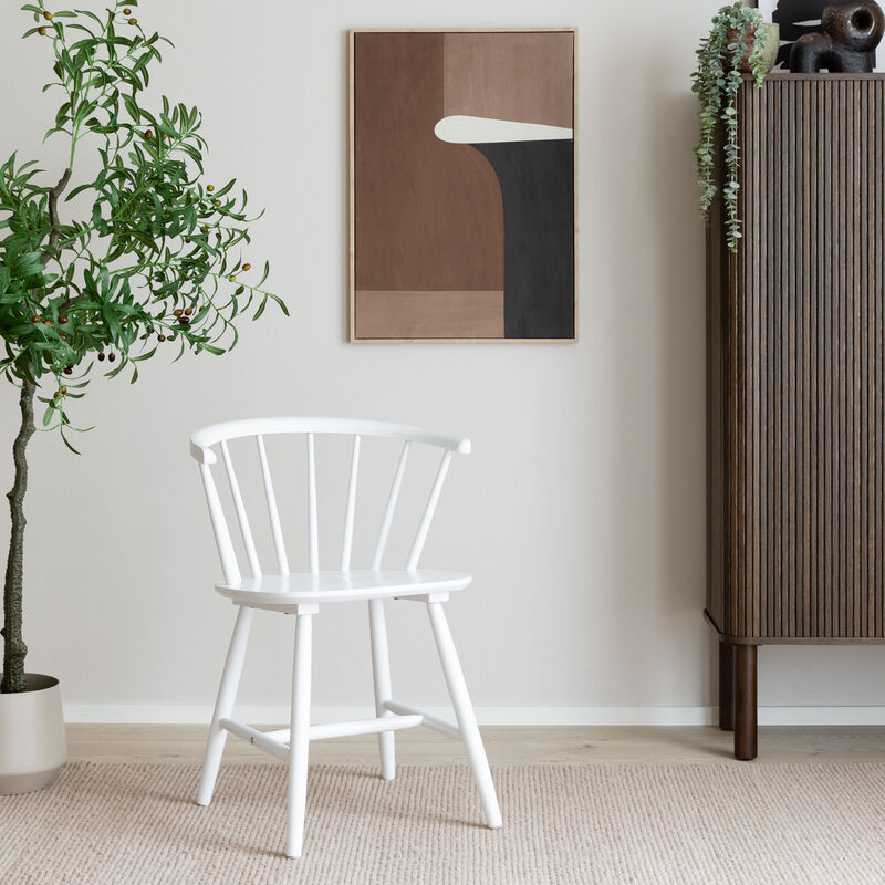 Loom pinnatuoli valkoinen