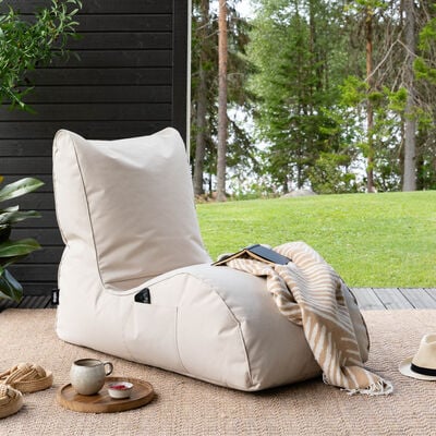 Saarni Outdoor säkkituoli harmaa