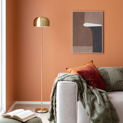 Trio Jeff ladattava LED-lattiavalaisin kahvinruskea