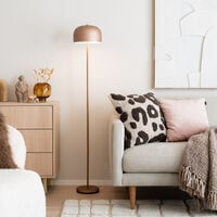 Trio Jeff ladattava LED-lattiavalaisin kahvinruskea