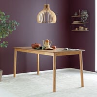 Tovi ruokapöytä 180x80 cm lakattu tammi