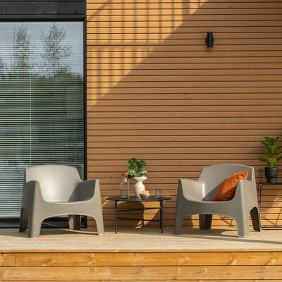 Pesetos-Ibiza parvekesetti musta