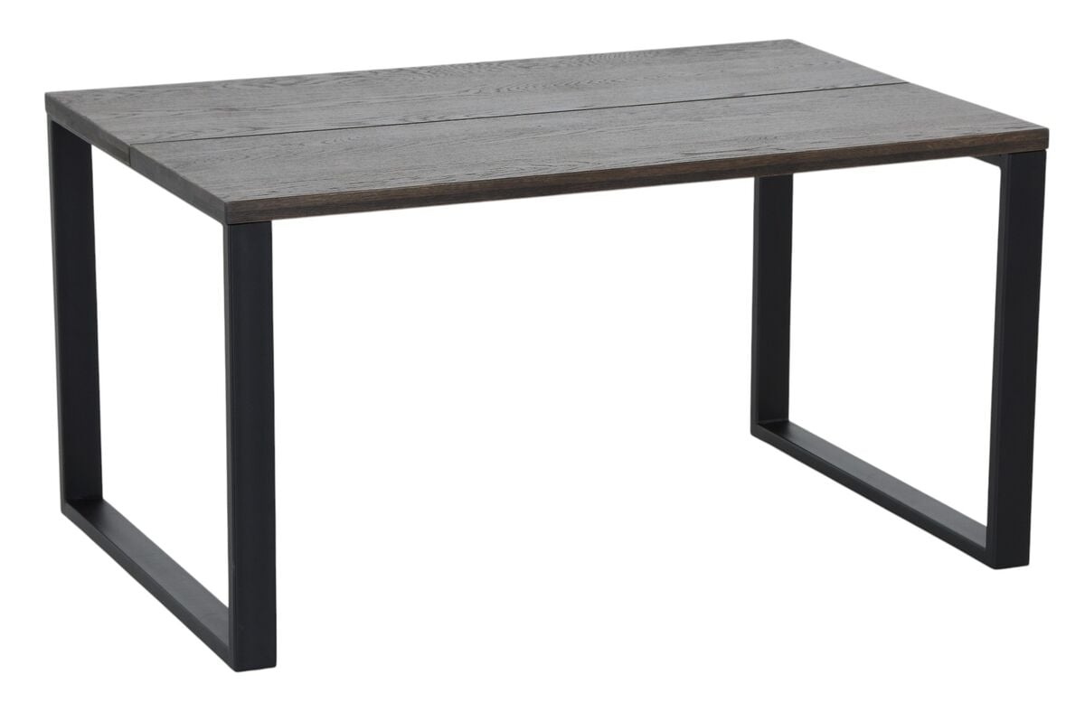 Manner tammi lankkupöytä 140x90 cm savutammi/musta