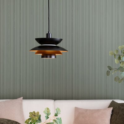 Kastanja riippuvalaisin 30 cm vaalea beige-valkoinen