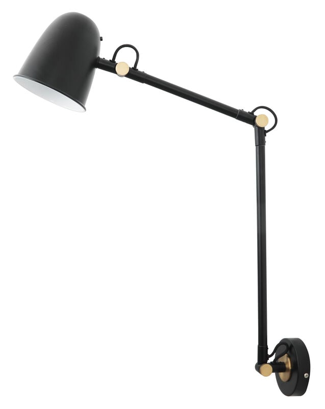 Kaisla seinävalaisin mattamusta