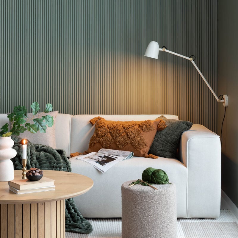 Kaisla seinävalaisin vaalea beige