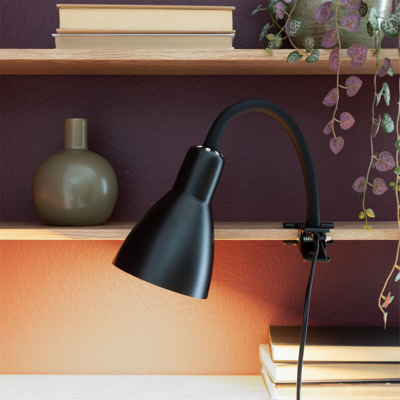 Keiju klipsivalaisin mattamusta