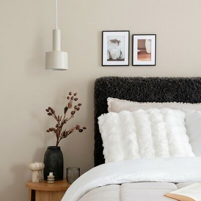 Manta riippuvalaisin vaalea beige