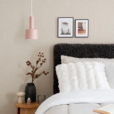 Manta riippuvalaisin vaalea beige