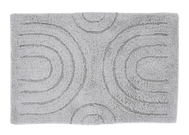 Kaari kylpyhuonematto 60x90 cm vaaleanharmaa
