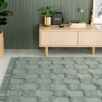 Korte matto 160x230 cm luonnonvalkoinen