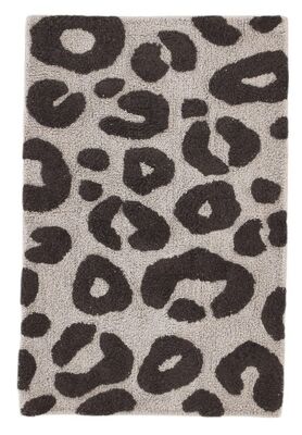 Leopardi kylpyhuonematto 60x90 cm hiekka/ruskea