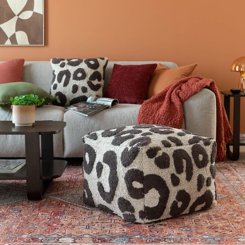 Leopardi rahi 50x50x35 hiekka/ruskea