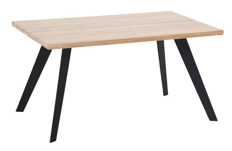 Sling tammi lankkupöytä 140x90 cm lakattu tammi/musta