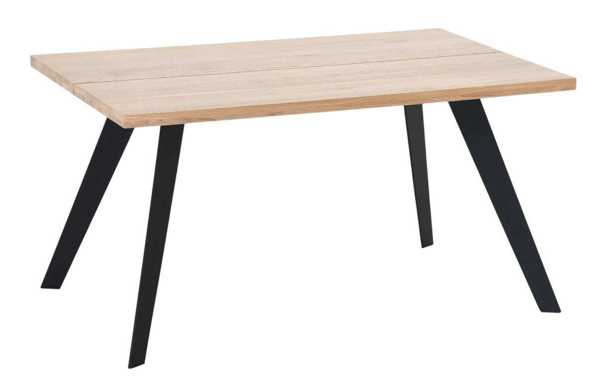 Sling tammi lankkupöytä 140x90 cm lakattu tammi/musta