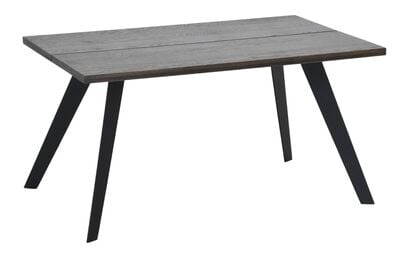Sling tammi lankkupöytä 140x90 cm lakattu tammi/musta